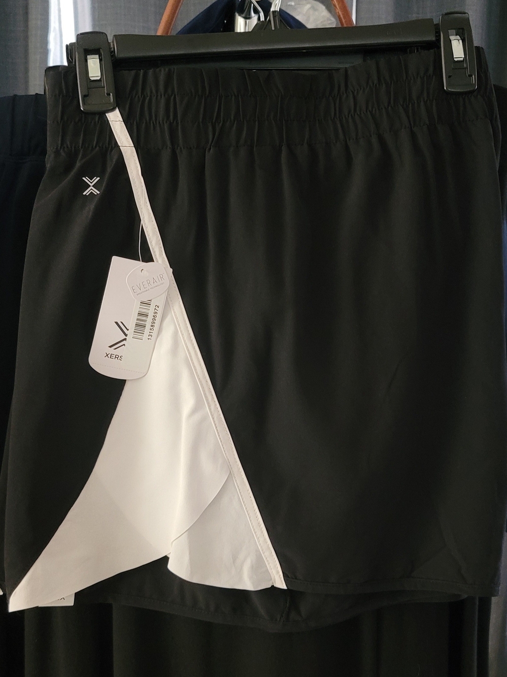 Xersion Women's Black Stretch WaistBand Active Wear Shorts
